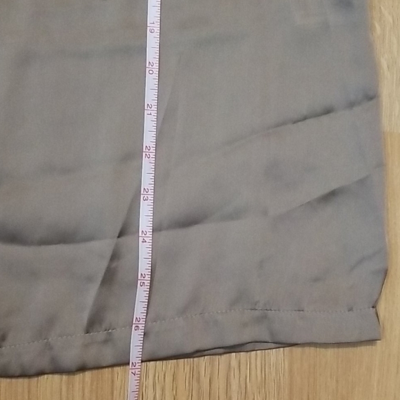 Costa blanca tan front ruffle satin tank w zipper - Picture 8 of 8